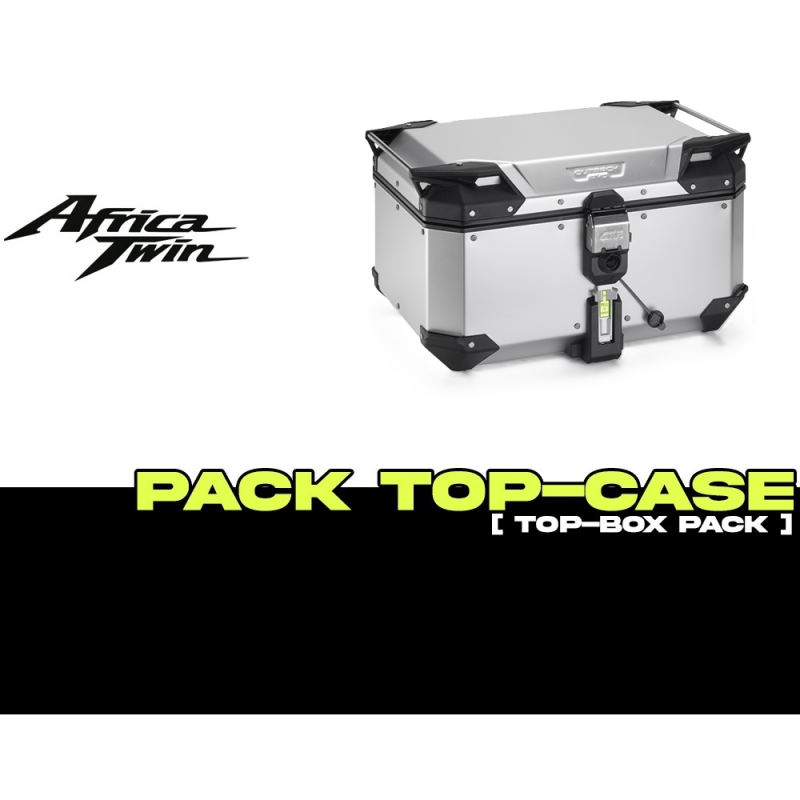 PACK-1179FZ-OBKEV58AA : Givi Trekker Outback Evo Smart Topcase-Set 58L Alu Africa Twin CRF