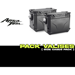 PACK-PLOS1178CAM-OBKEV4837BPACK2 : Pack Maletas laterales Givi Trekker Outback Evo Smart 48/37L Negro Africa Twin CRF