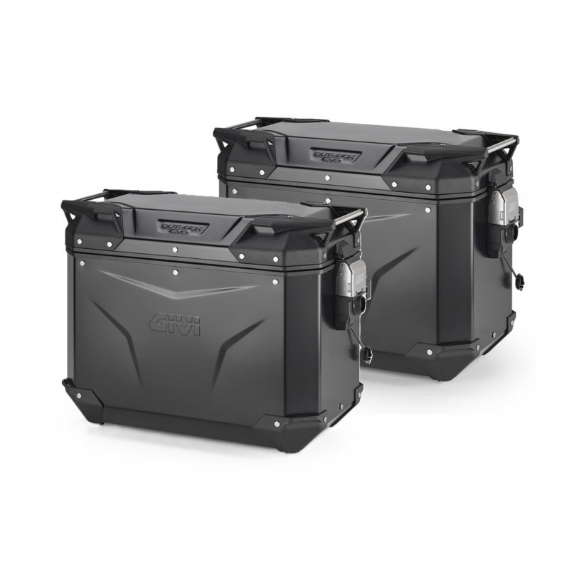 OBKEV44L+OBKEV44R : Valises latérales Givi Trekker Outback Evo Smart 44L Africa Twin CRF