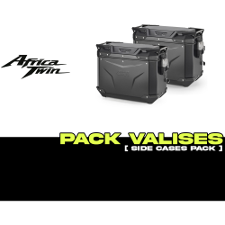 PACK-PLO1178CAM-OBKEV44BPACK2 : Givi Trekker Outback Evo Smart 44L Side Case Set Black Africa Twin CRF