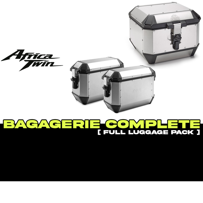 PACK-1178-ALAA : Givi Alaska Aluminum Luggage Pack Africa Twin CRF