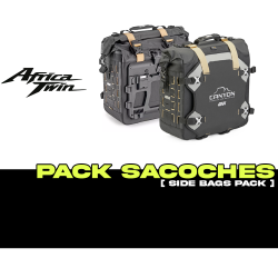 PACK-PLO1179CAM-GRT725PACK2 : Set Borse Laterali Givi Canyon GRT725 Africa Twin CRF
