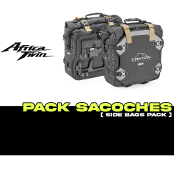 PACK-PLO1179CAM-GRT727PACK2 : Pack Sacoches latérales Givi Canyon GRT727 Africa Twin CRF
