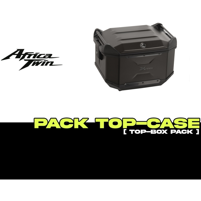 PACK-6629940101-XCEED45B : Pack Top-Case Hepco-Becker Xceed 45L Noir Africa Twin CRF