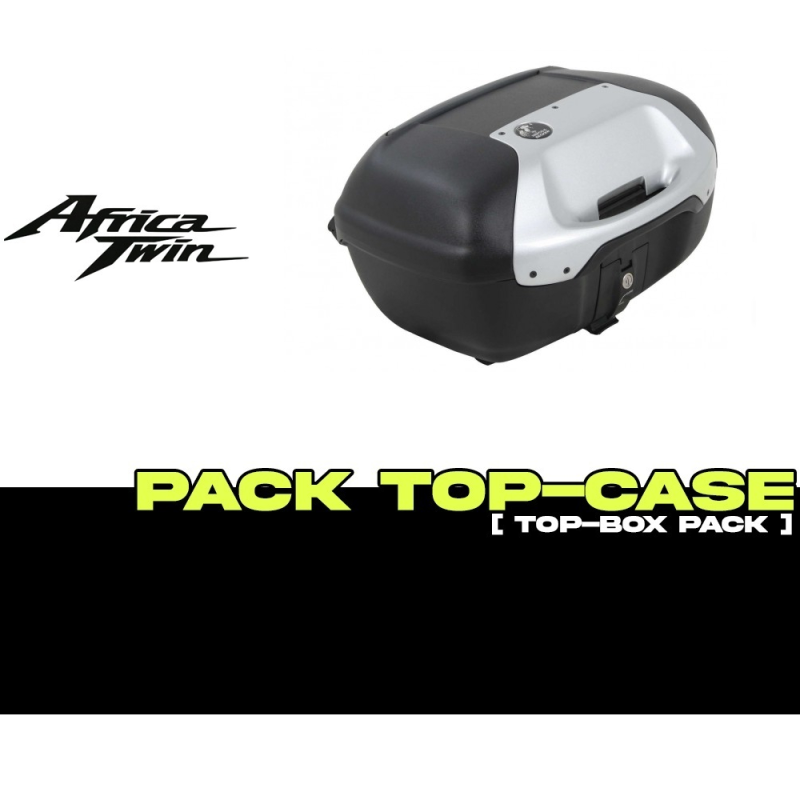 PACK-66295220101-JOURNEYTC42-A : Pack Top-Case Hepco-Becker Journey TC 42 Argent Africa Twin CRF