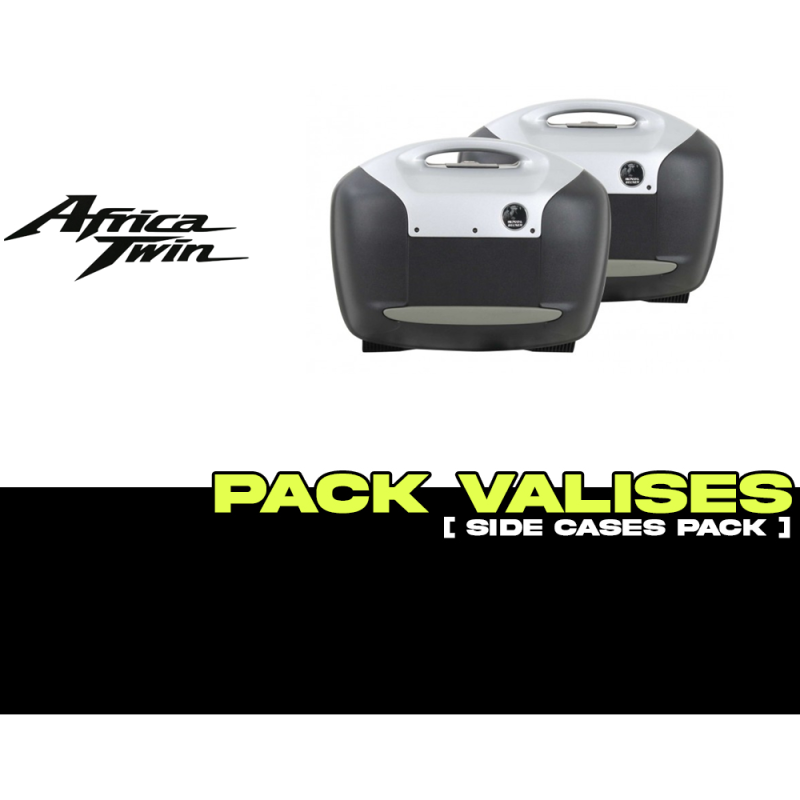 PACK-65395120001-JOURNEY-A : Seitenkoffer Set Hepco-Becker Journey 42L Silber Africa Twin CRF