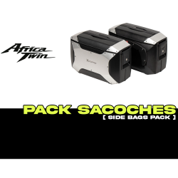PACK-63095120001-XCORE-A : Pack sacoches latérales Hepco-Becker Xcore Alu Africa Twin CRF