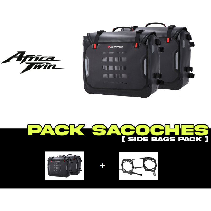 BC.SYS.01.942.21000/B : Pack Maletas laterales SW-Motech SysBag WP Africa Twin CRF
