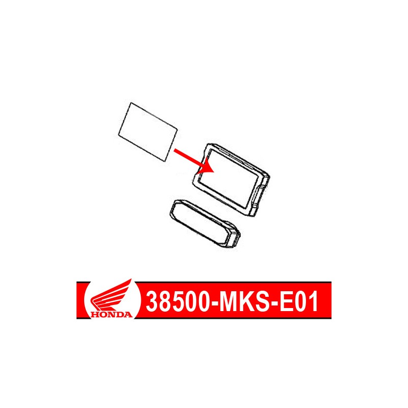 38500-MKS-E01 : Film de protection écran Honda Honda CRF Africa Twin