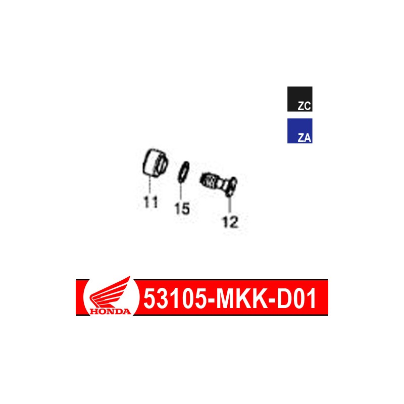 53105-MKK-D01 : Embout de guidon origine Honda 2020 Honda CRF Africa Twin