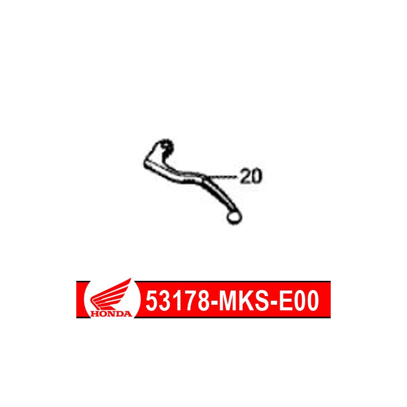 53178-MKS-E00 : Honda genuine clutch lever 2020 Honda CRF Africa Twin