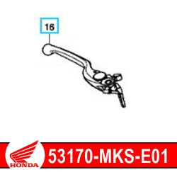 53170-MKS-E01 : OEM Brake Lever Honda 2020 Honda CRF Africa Twin