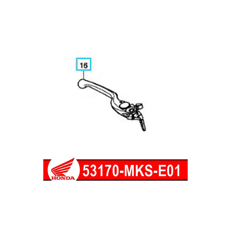 53170-MKS-E01 : Genuine Honda brake lever 2020 Honda CRF Africa Twin