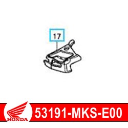 53196-MKS-E00 : Fijación de protector de manos original Honda 2020 Africa Twin CRF