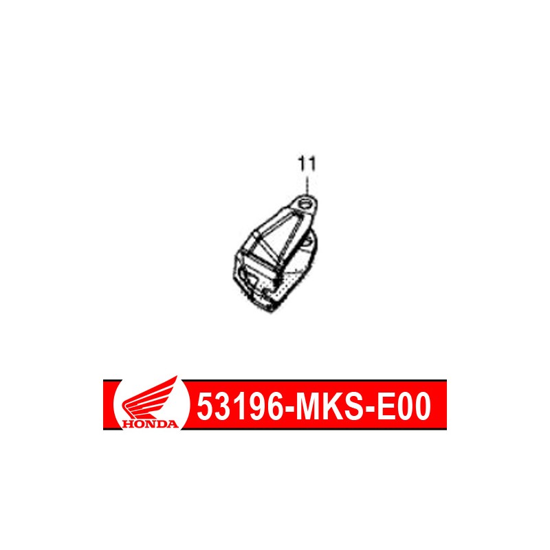 53196-MKS-E00 : Honda genuine handguard attachment 2020 Honda CRF Africa Twin