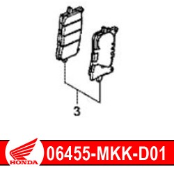 06455-MKK-D01 : Vordere Bremsbeläge Original Honda 2020 Africa Twin CRF