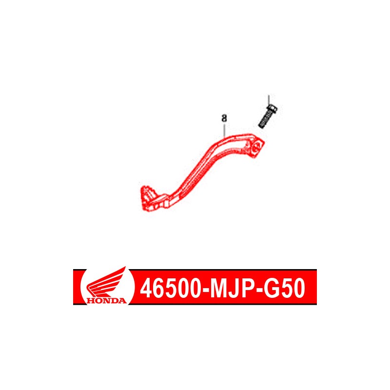 46500-MJP-G50 : Honda genuine brake pedal 2020 Honda CRF Africa Twin