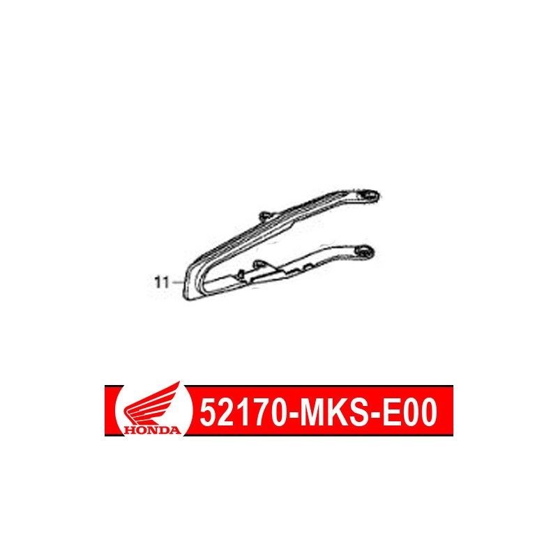 52170-MKS-E00 : Honda genuine chain guide 2020 Honda CRF Africa Twin