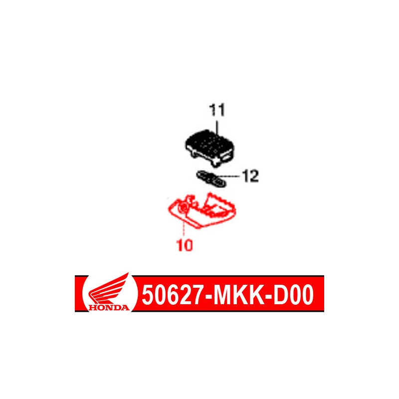 50617-MKK-D00 : Honda genuine driver footrest 2020 Honda CRF Africa Twin