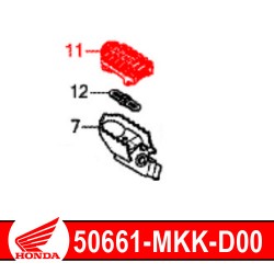 50661-MKK-D00 : Honda genuine footrest rubber 2020 Honda CRF Africa Twin