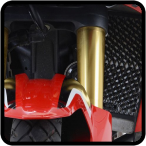 Radiator Guard for Africa Twin CRF1100 - Robust and Effective