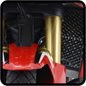 Radiator guards for Honda CRF 1000.